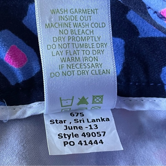 Lilly Pulitzer luxury Spotted Capri Pants Size 2 47301 - Picture 11 of 14